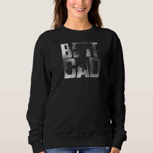 Best Dad Cute Basketball Player Fathers Day Funny Sweatshirt