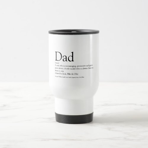 Best Dad Daddy Father Ever Definition Fun Travel Mug