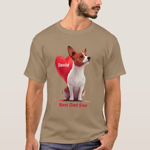 Best Dad Dog Ever Custom T_Shirt