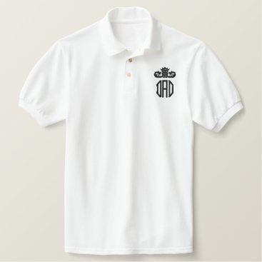 Best Dad Embroidered Polo Shirt