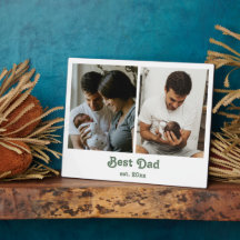 Best Dad Est First Father's Day Photo Collage