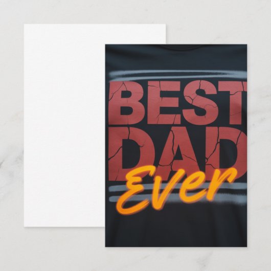 Best dad ever (Front/Back)