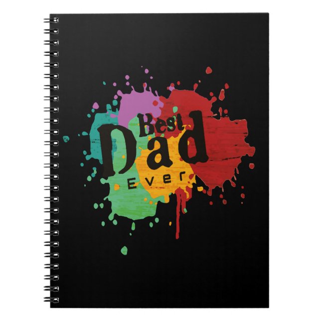  Best Dad Ever 2023 Notebook (Front)