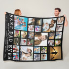 BEST DAD EVER 27 Photo Collage Your Text Black
