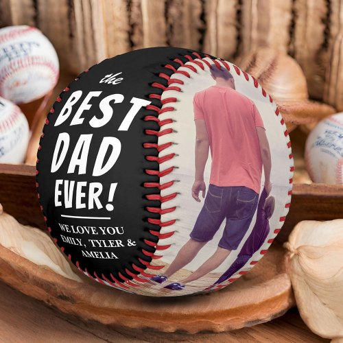 Best Dad Ever 2 Photo Collage Father Softball