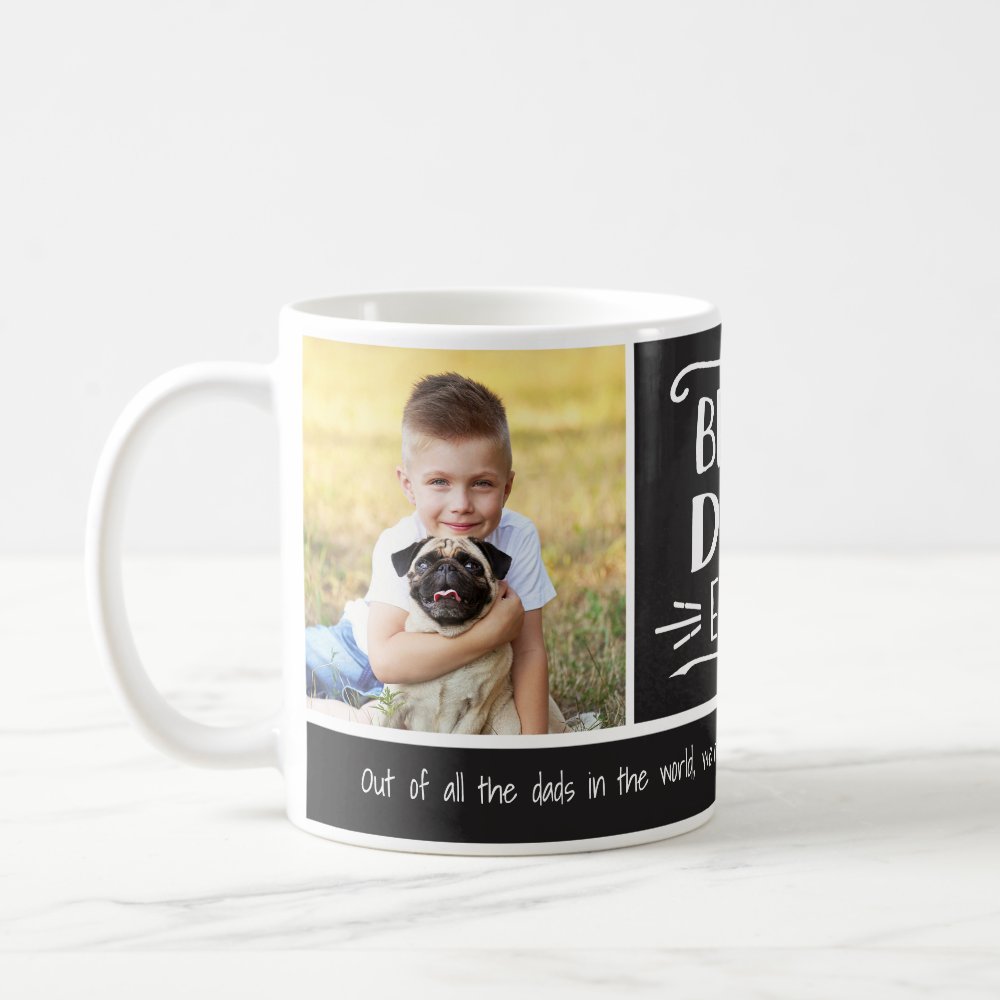 Discover Best Dad Ever Custom Photo Color Mug