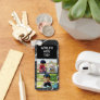 Best Dad Ever 2 Photo Modern Keepsake Father's Day Keychain