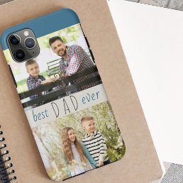 Best Dad Ever 2 Photo Stylish Mens iPhone 11 Pro Max Case