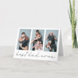 Best Dad Ever | 3 Photo Father's Day Holiday Card