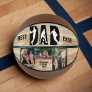 Best Dad Ever 3 Photo Letter Cut-Out Basketball