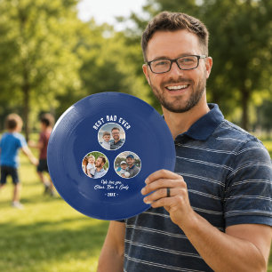 Best Dad Ever 3 Photos Father`s Day Keepsake Wham-O Frisbee