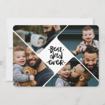 Best Dad Ever 4 Photo Collage Father's day