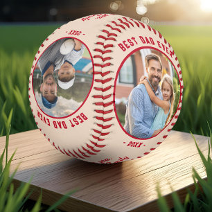 Best Dad Ever 4 Photos Father`s Day Baseball