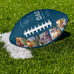 Best Dad Ever | 5 Photo Father's Day Football<br><div class="desc">This trendy, father's day gift features 5 of your favorite photos and your choice of personalization. All colors can be changed. Are you looking for an unique gift for the father in your life? This year give him a Father’s Day football that will blow his socks off. "Best Dad Ever"....</div>