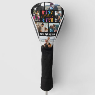 Best Dad Ever 7 Photo Collage Golf Head Cover