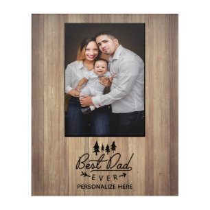 Best Dad Ever Acrylic Wall Art