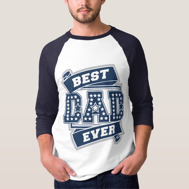 Best Dad Ever All Star SuperDad T-Shirt (Front)
