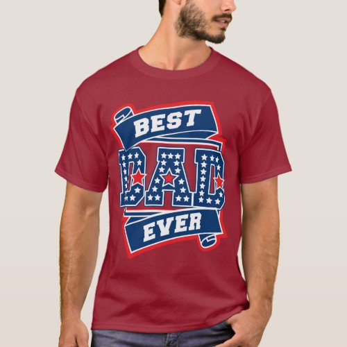 Best Dad Ever All Star SuperDad T_Shirt