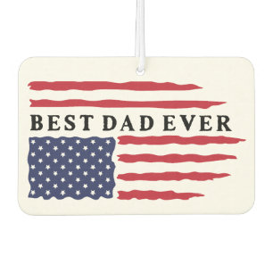 Best Dad Ever American Flag Air Freshener