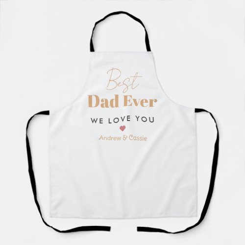 Best dad ever apron