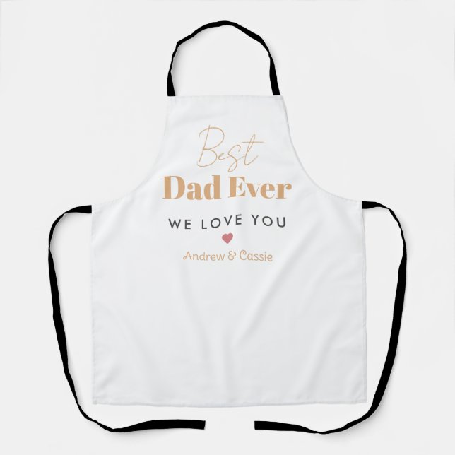 Best dad ever apron (Front)