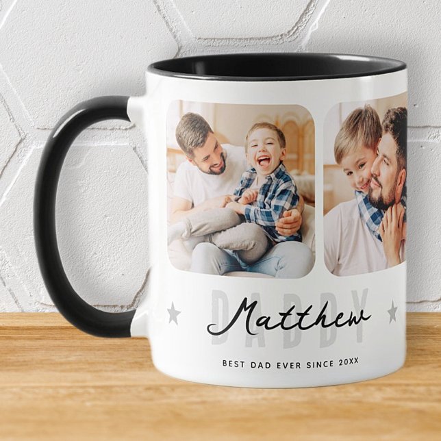 Best Dad Ever Athletic Modern Preppy Father's Day Mug (Creator Uploaded)