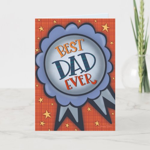 Best Dad Ever Award Funny Inspirivity Card