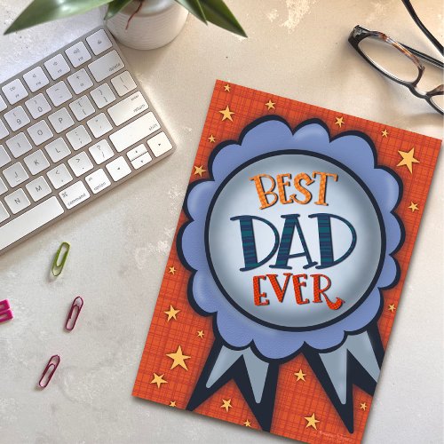 Best Dad Ever Award Funny Inspirivity Card