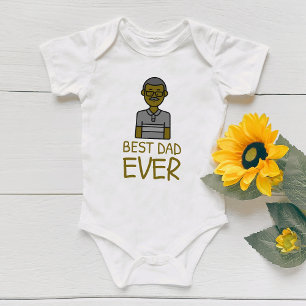 Best Dad Ever Baby Bodysuit