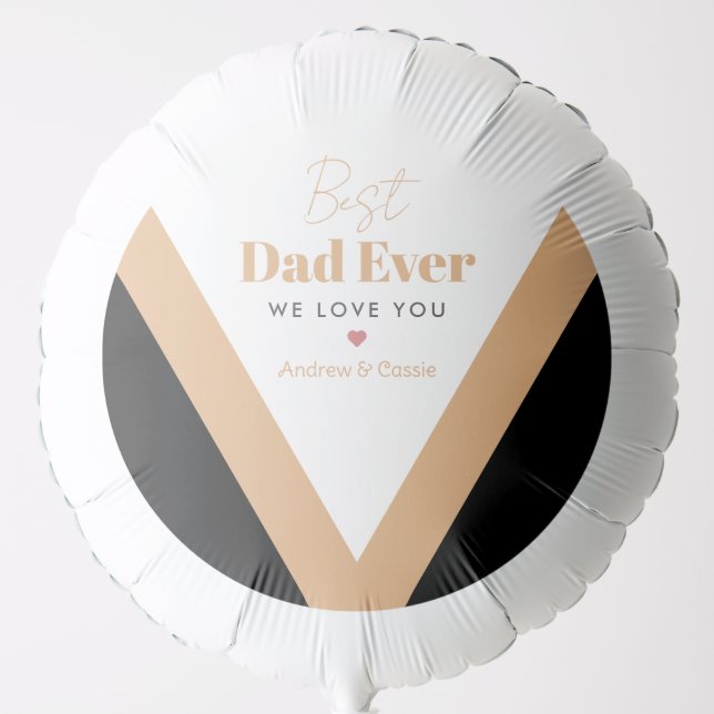 Best dad ever balloon (Front)