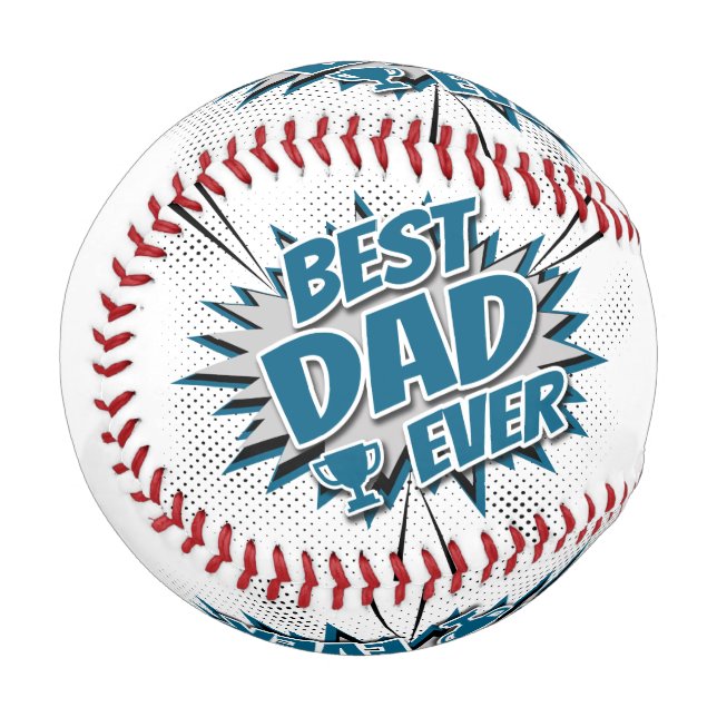 Best Dad Ever Baseball (Front Left)
