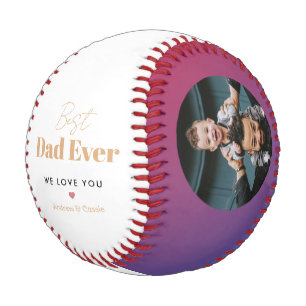 Best dad ever baseball