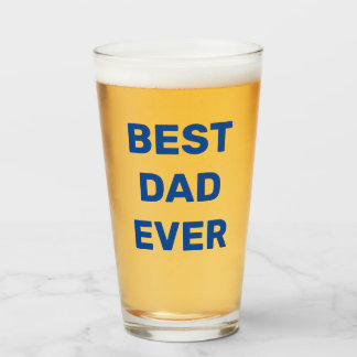 Best Dad Ever beer pint glass