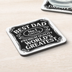 Best Dad Ever Beverage Coaster