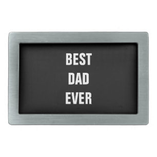 Best Dad Ever Birthday Father's Day Custom Gift Belt Buckle