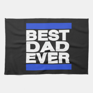 Best Dad Ever Blue Towel