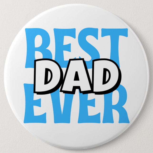 Best Dad Ever Button (Front)