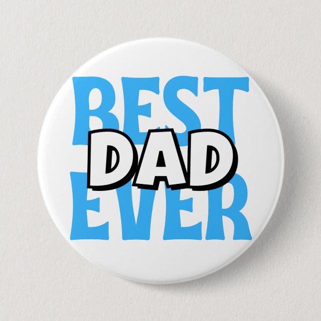 Best Dad Ever Button (Front)