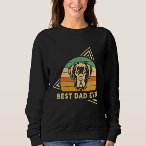 Best Dad Ever Cane Corso Dog Dad Italian Mastiff Sweatshirt