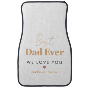 Best dad ever car floor mat