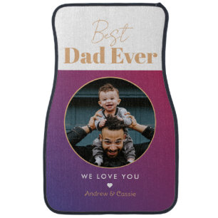 Best dad ever car floor mat