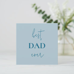 Best Dad Ever Card Father's Day Gift