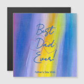 Best Dad Ever! Card Magnet (Front/Back)