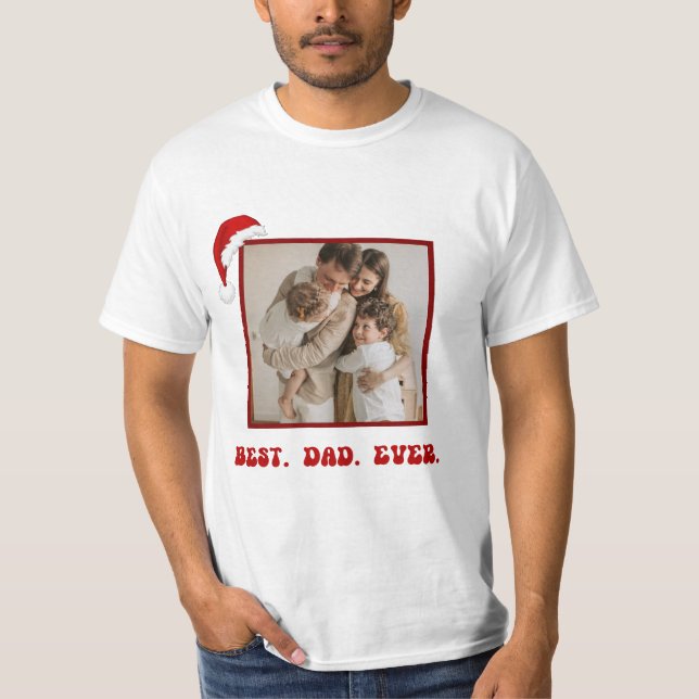 Best Dad Ever Christmas Shirt (Front)