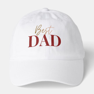 Best Dad Ever Classic Embroidered Baseball Cap