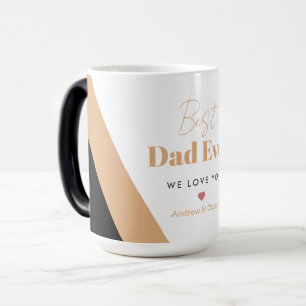 Best dad ever color morph mug