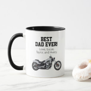 Best Dad Ever Cool Motorcycle Father Bike Mug