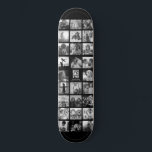 Best Dad Ever Cool Trendy Instagram Photo Collage Skateboard<br><div class="desc">Modern Instagram Photo Collage for the Best Dad Ever! Personalize with your custom family photos as well as message with names and make this the coolest Father's Day or Birthday gift ever! This design is black and white. For color version go here: https://www.zazzle.com/best_dad_ever_cool_trendy_instagram_photo_collage_skateboard-186830258857925000</div>