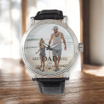 Best Dad Ever Cool Trendy Photo Instagram Watch<br><div class="desc">Celebrate your amazing dad with our Best Dad Ever Cool Trendy Photo Instagram Watch! This stylish timepiece features a customizable Instagram-inspired design where you can add your favorite photo and personalized text to create a heartfelt keepsake. Perfect for Father’s Day, birthdays, or any special occasion, this watch combines modern flair...</div>