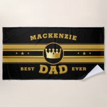 Best Dad Ever Crown Name Gift